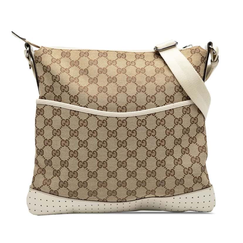 Gucci GG Canvas Crossbody Brown Canvas Good condition - Front View
