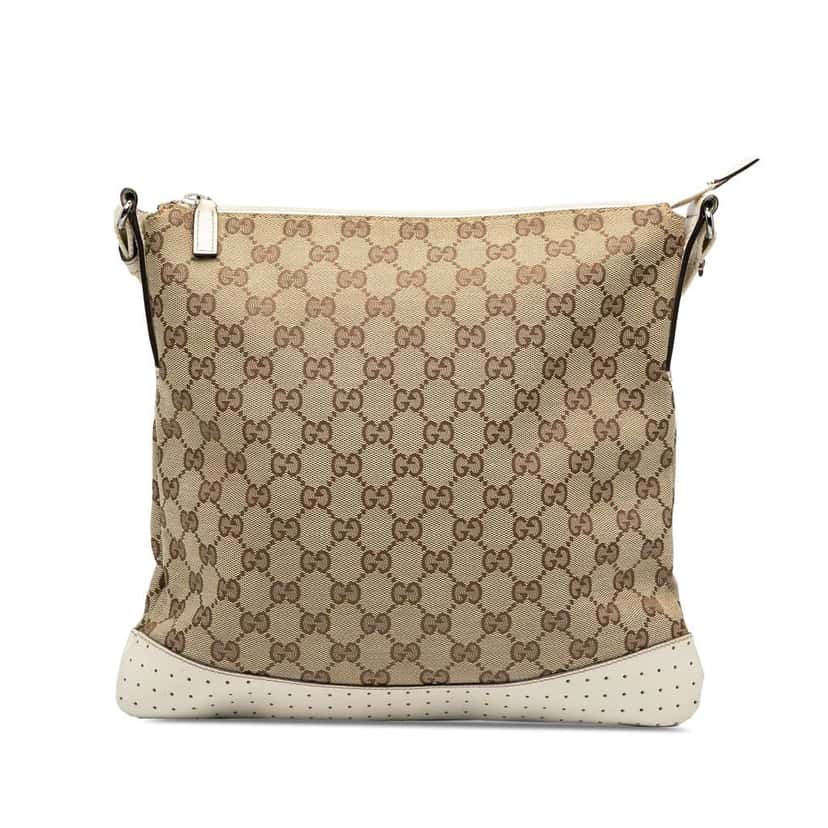 Gucci GG Canvas Crossbody Brown Canvas Good condition - Back View