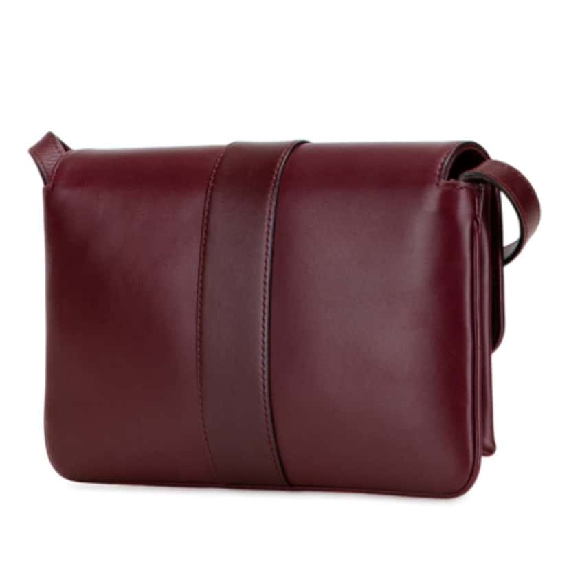 Gucci Small Leather Arli Crossbody Red Leather Good condition - Back View
