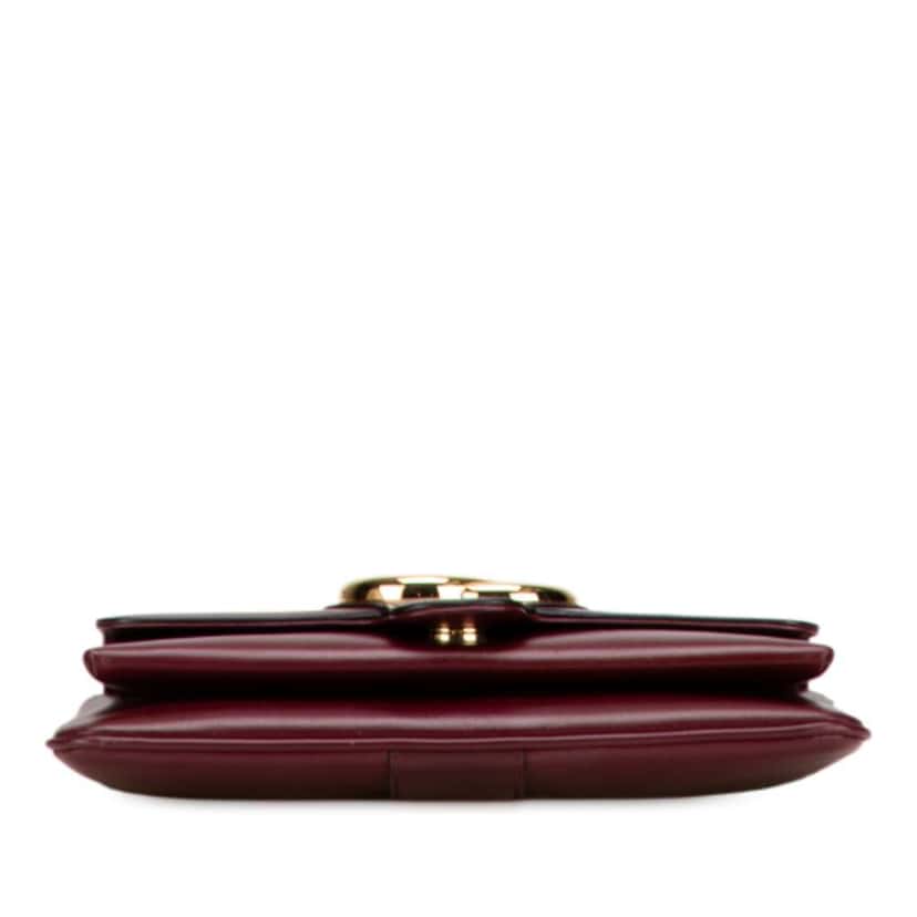Gucci Small Leather Arli Crossbody Red Leather Good condition - Inside View