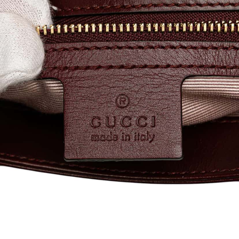 Gucci Small Leather Arli Crossbody Red Leather Good condition - Box View