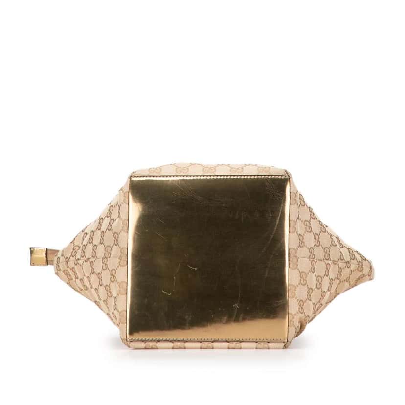 Gucci GG Canvas Web Handbag Brown Canvas Very good condition - Inside View