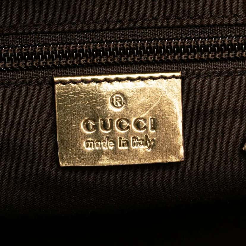 Gucci GG Canvas Web Handbag Brown Canvas Very good condition - Box View