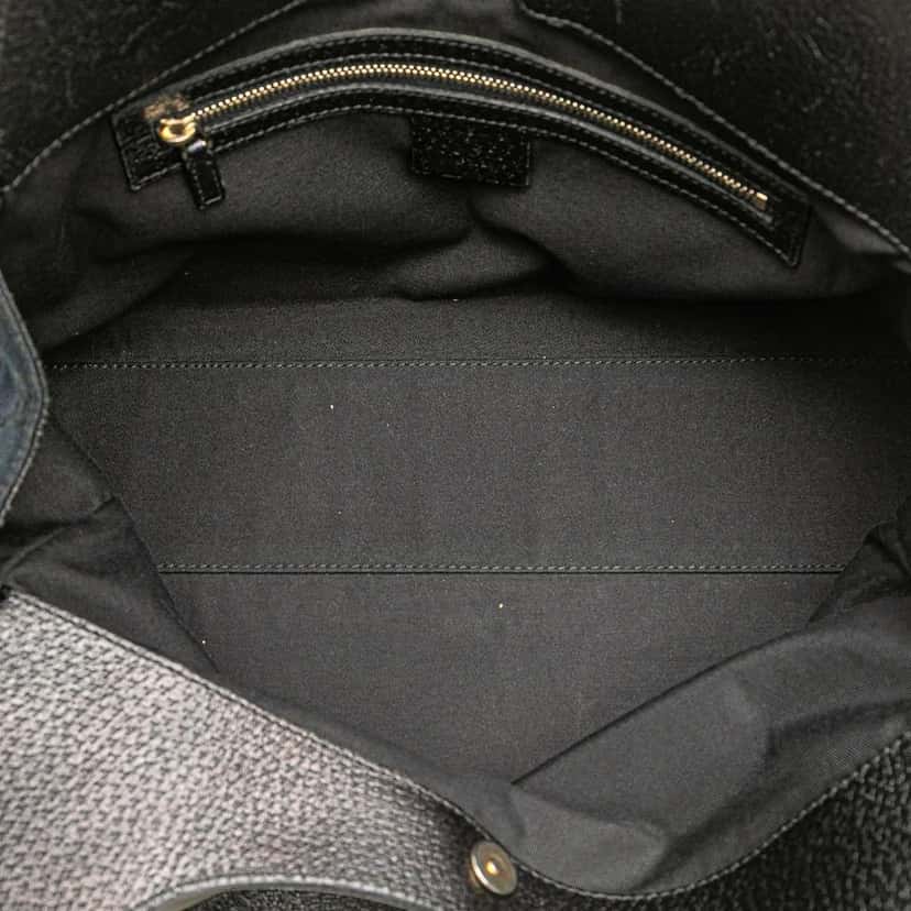 Gucci Medium GG Canvas Charmy Shoulder Bag Blue Canvas Good condition - Model View