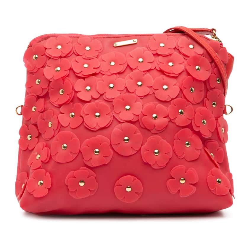 Burberry PVC Prorsum Petal Crossbody Red Good condition - Front View