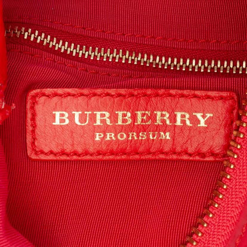 Burberry PVC Prorsum Petal Crossbody Red Good condition - Box View