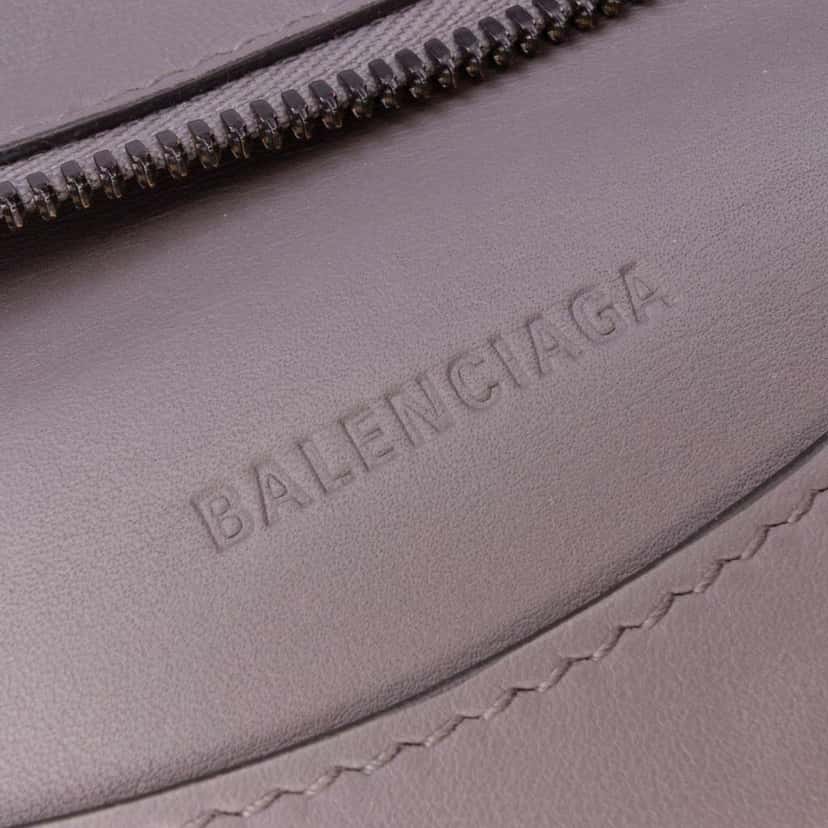 Balenciaga Small Smooth Calfskin Motocross Neo Classic City Satchel Grey Leather Good condition - Box View