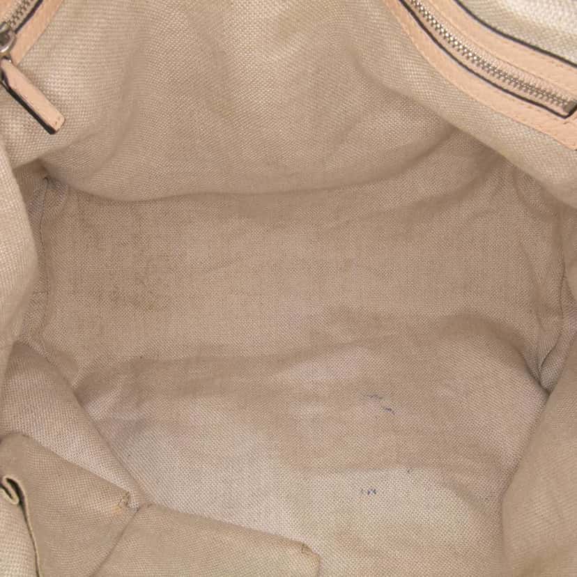 Gucci GG Canvas Icon Bit Tote Brown Canvas Good condition - Model View