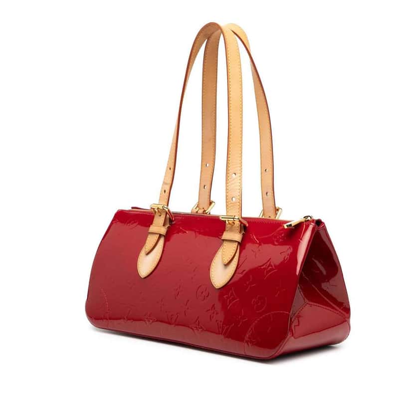 Louis Vuitton Monogram Vernis Rosewood Avenue Red Leather Good condition - Back View