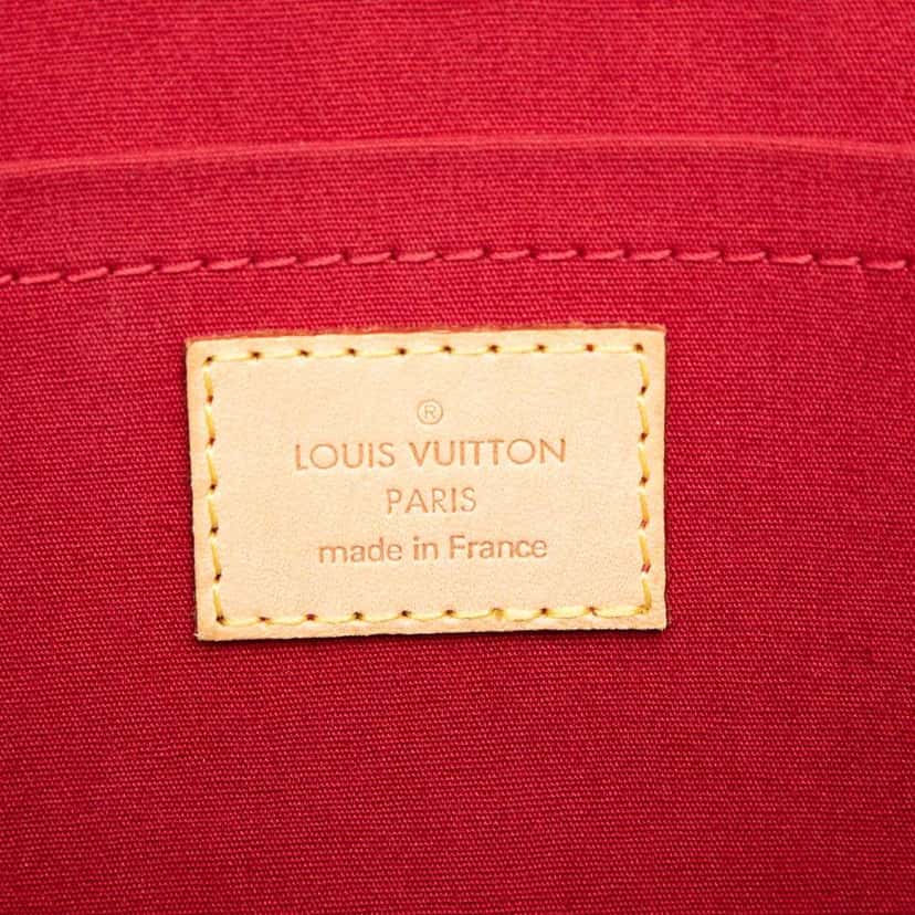 Louis Vuitton Monogram Vernis Rosewood Avenue Red Leather Good condition - Box View