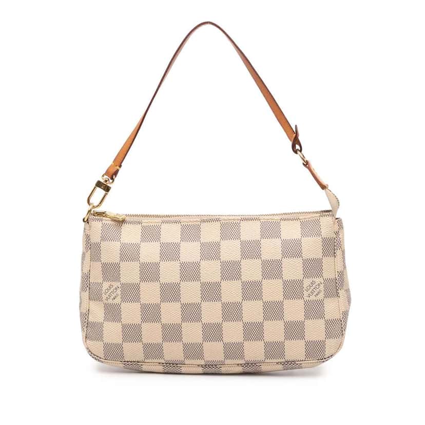 Louis Vuitton Damier Azur Pochette Accessoires White Very good condition - Front View