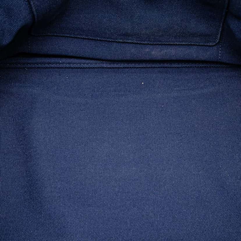 Prada Canvas Canapa Logo Satchel Blue Canvas Good condition - Model View