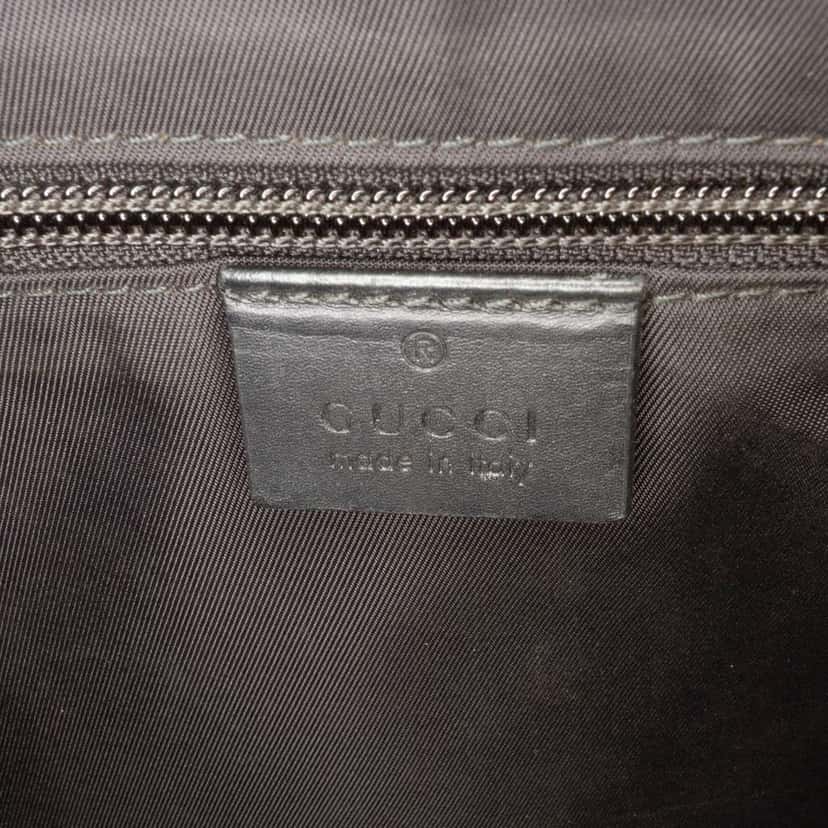 Gucci GG Supreme Web Clutch Brown Canvas Good condition - Box View