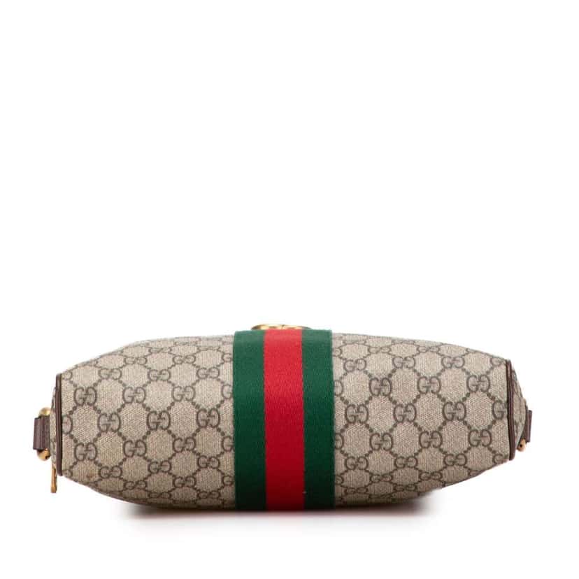 Gucci Medium GG Supreme Ophidia Crossbody Brown Canvas Good condition - Inside View
