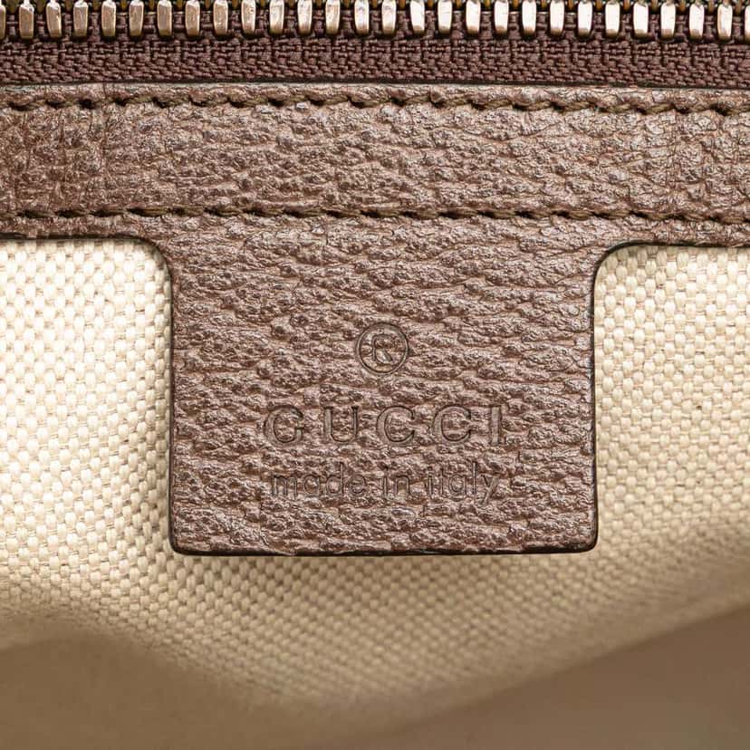 Gucci Medium GG Supreme Ophidia Crossbody Brown Canvas Good condition - Box View