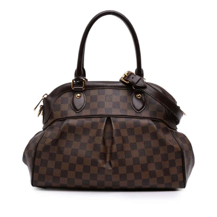 Louis Vuitton Damier Ebene Trevi PM Brown Canvas Good condition - Front View