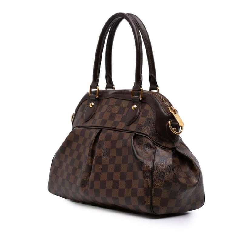 Louis Vuitton Damier Ebene Trevi PM Brown Canvas Good condition - Back View