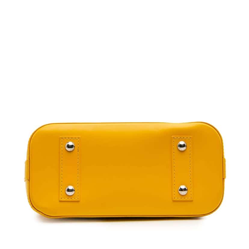 Louis Vuitton Epi Alma BB Yellow Leather Good condition - Inside View