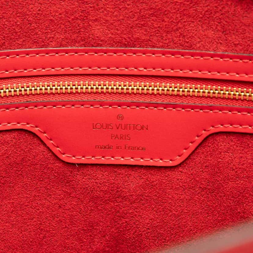 Louis Vuitton Epi Saint Jacques GM Long Strap Red Leather Good condition - Box View