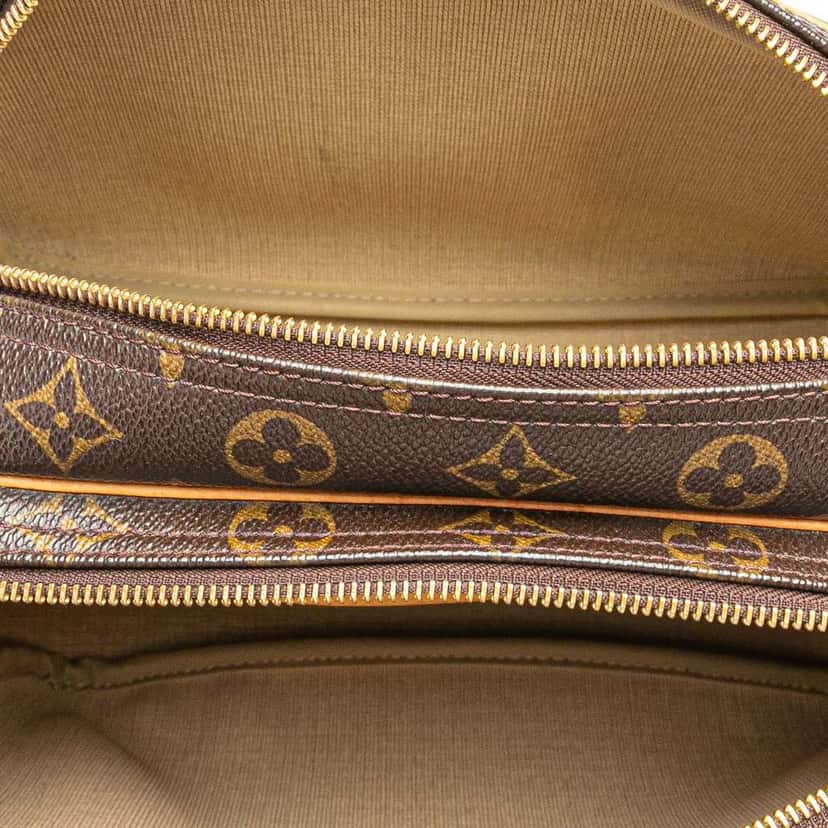 Louis Vuitton Monogram Reporter PM Brown Canvas Good condition - Model View