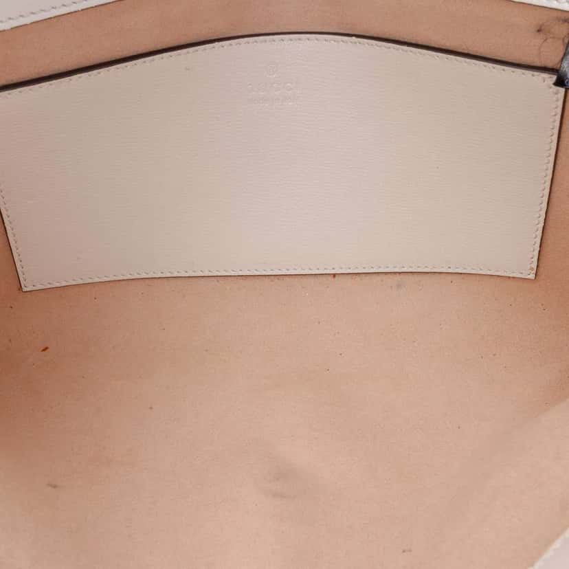 Gucci Small GG Supreme Horsebit 1955 Satchel Brown Canvas Good condition - Model View