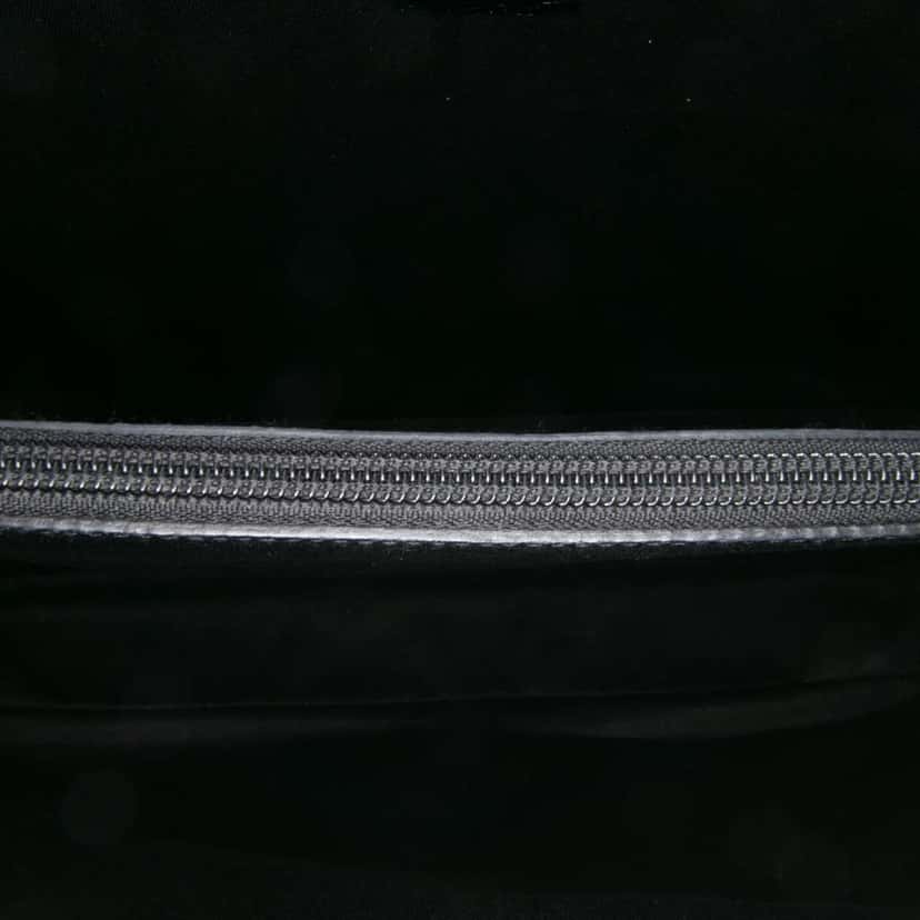 Gucci GG Canvas Bamboo Tote Black Canvas Good condition - Model View