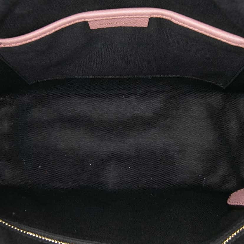 Burberry Small Grained Calfskin House Check Helmsley Crossbody Pink Leather Good condition - Model View