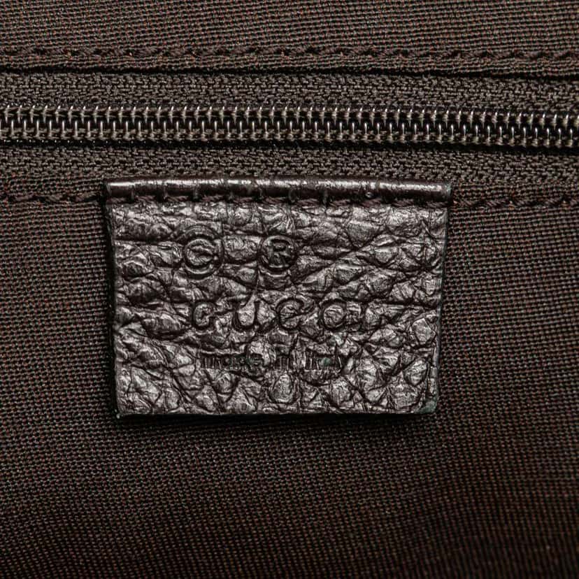 Gucci GG Nylon Abbey D Ring Tote Brown Good condition - Box View