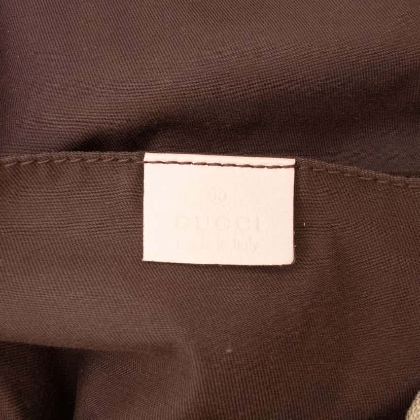 Gucci GG Canvas Web Tote Brown Canvas Good condition - Box View