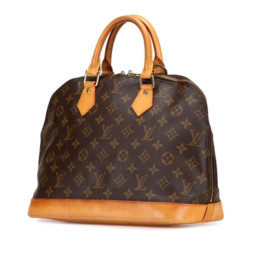 Louis Vuitton Monogram Alma PM Brown Good condition - Back View