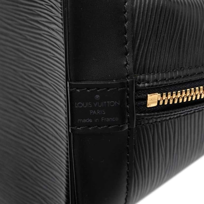 Louis Vuitton Epi Alma PM Black Leather Good condition - Box View