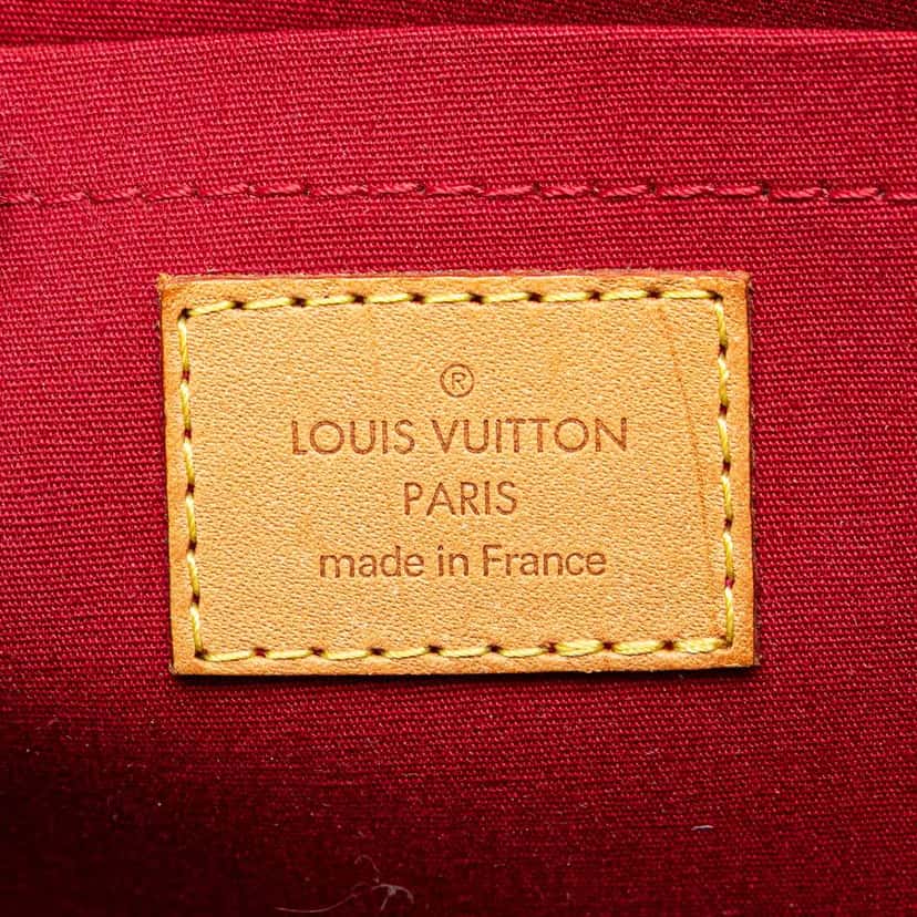 Louis Vuitton Monogram Vernis Rosewood Avenue Red Leather Good condition - Box View