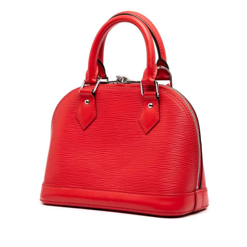 Louis Vuitton Epi Alma BB Red Leather Good condition - Back View