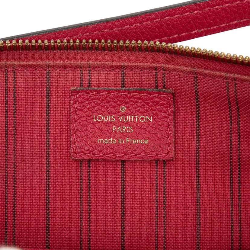 Louis Vuitton Monogram Empreinte Bastille PM Red Leather Very good condition - Box View