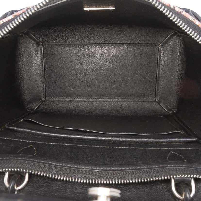 Celine Micro Tweed Belt Satchel Pink Tweed Very good condition - Model View