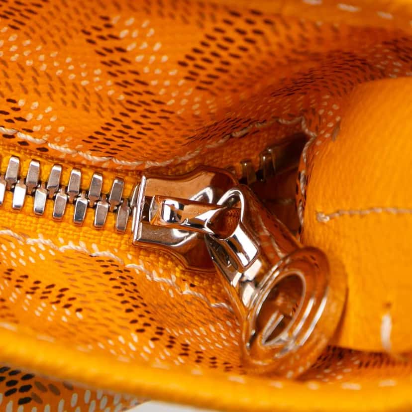 Goyard Goyardine Boheme Hobo Yellow Canvas Very good condition - Box View