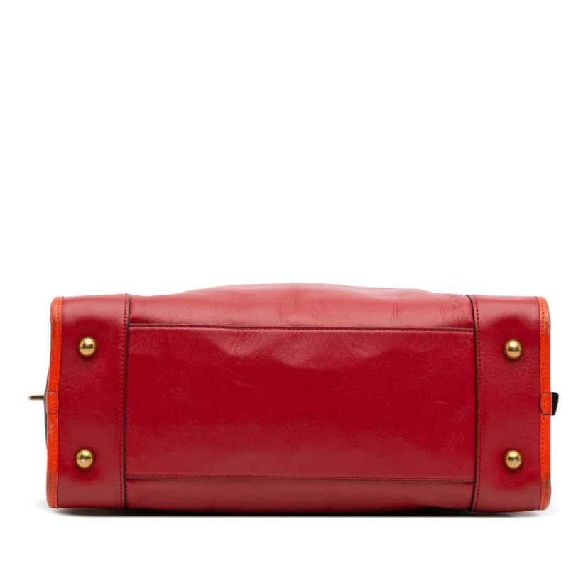 Loewe Tricolor Leather Amazona 36 Red Leather Good condition - Inside View