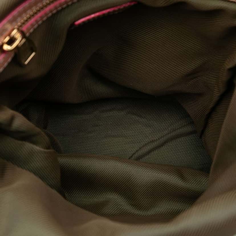 Louis Vuitton Monogram Empreinte Underground Duffle Bag Pink Leather Good condition - Model View