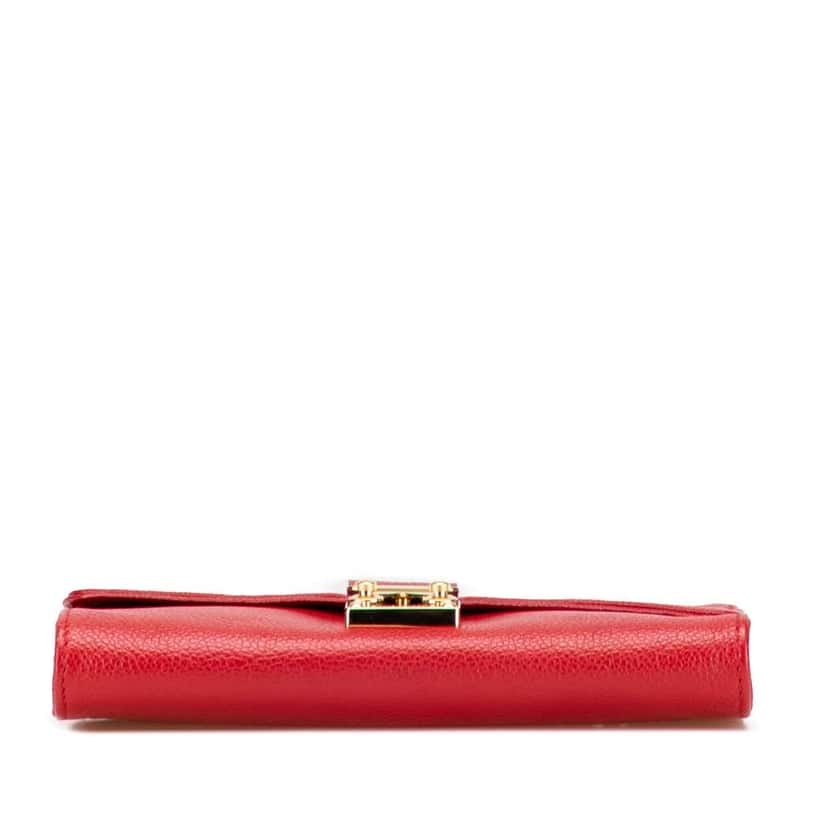 Louis Vuitton Monogram Empreinte Saint Germain Pochette Red Leather Very good condition - Inside View