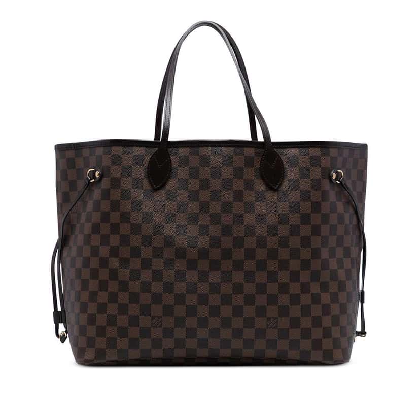 Louis Vuitton Damier Ebene Neverfull GM Brown Good condition - Front View