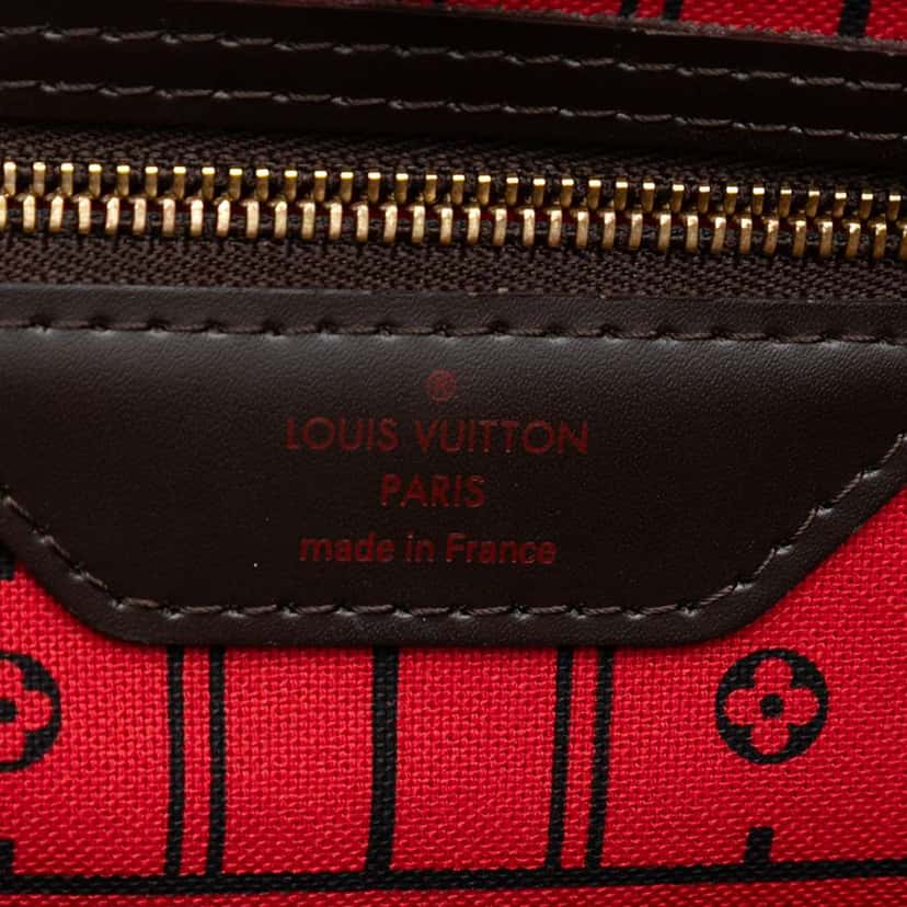 Louis Vuitton Damier Ebene Neverfull GM Brown Good condition - Box View
