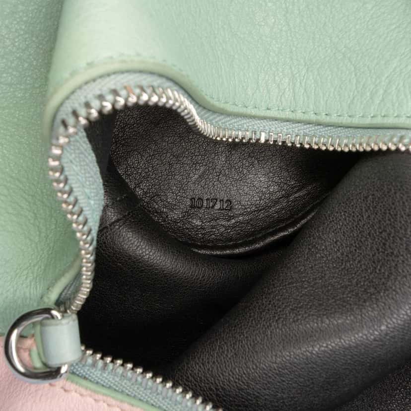 Loewe Mini Multicolor Leather Elephant Crossbody Pink Leather Good condition - Box View