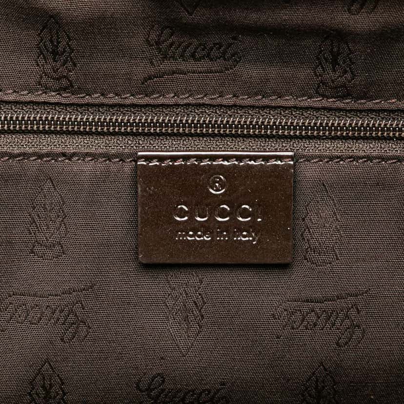 Gucci GG Canvas Web Jolie Tote Brown Canvas Good condition - Box View