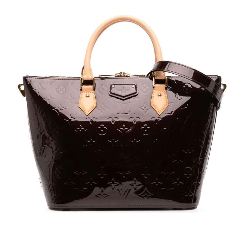 Louis Vuitton Monogram Vernis Montebello MM Purple Leather Good condition - Front View
