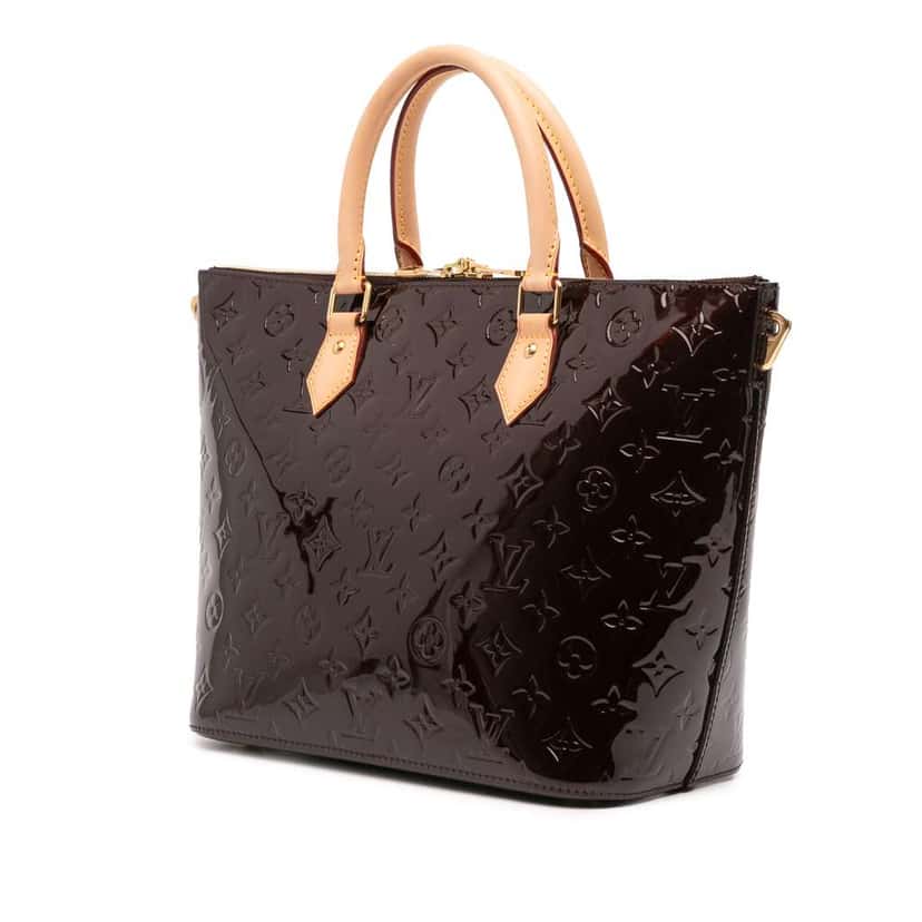 Louis Vuitton Monogram Vernis Montebello MM Purple Leather Good condition - Back View