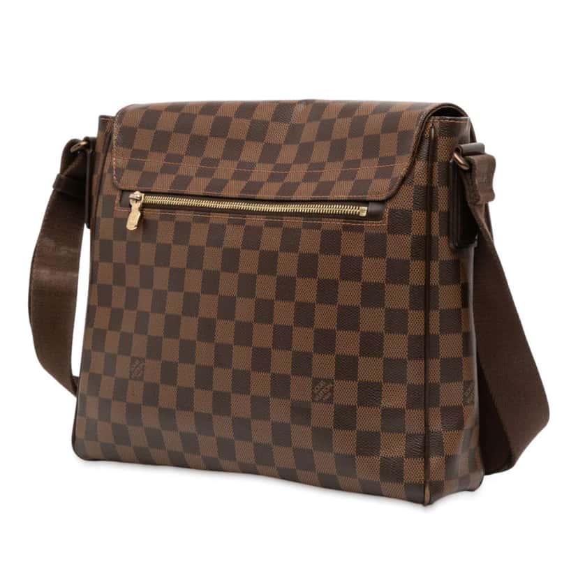 Louis Vuitton Damier Ebene District MM Brown Good condition - Back View