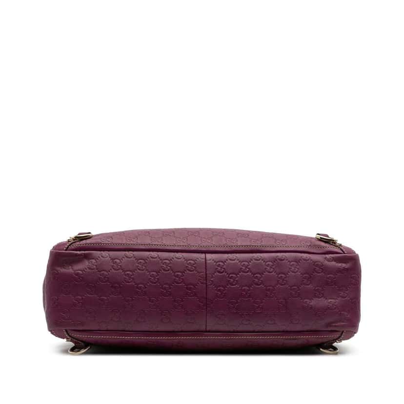 Gucci Guccissima Abbey D Ring Tote Purple Leather Good condition - Inside View
