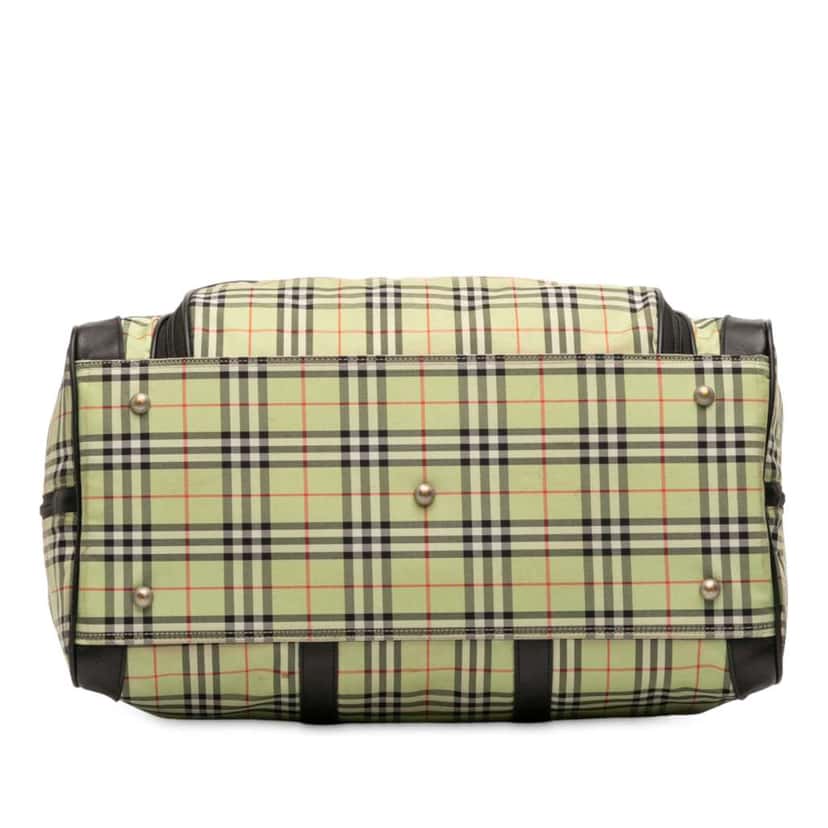 Burberry House Check Canvas Travel Bag Brown Canvas Good condition - Inside View
