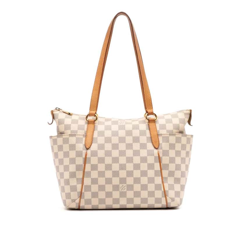 Louis Vuitton Damier Azur Totally PM White Canvas Good condition - Front View