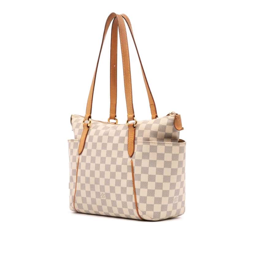 Louis Vuitton Damier Azur Totally PM White Canvas Good condition - Back View